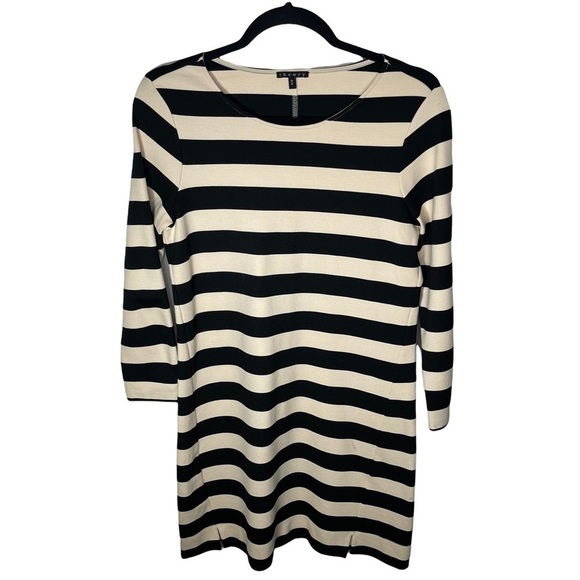 THEORY Striped Onita Dress Size Medium - Picture 7 of 16